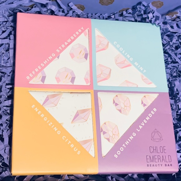 Chloe Emerald 4-Piece Beauty Bar Soap Set - Picture 6 of 6